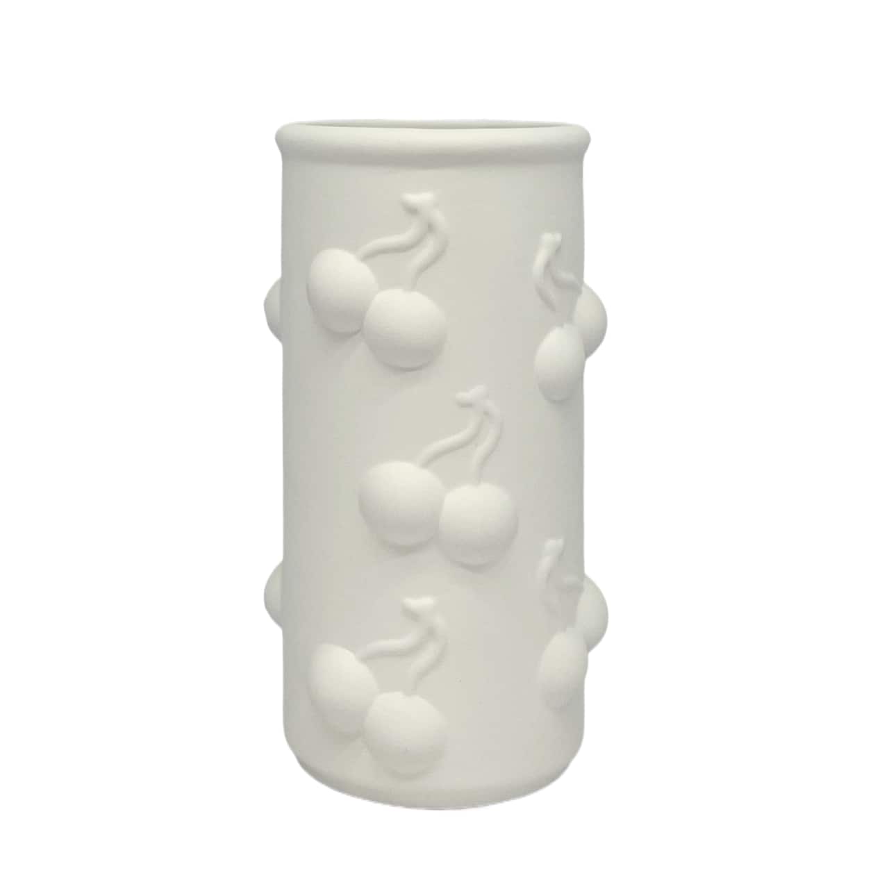 6.5" Ceramic Cherry Cylinder Vase by Make Market®